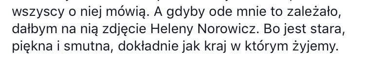 Asjienka's tweet photo. Piękna pointa #Orbitowski ego. https://t.co/B9TYQ2Tc9B