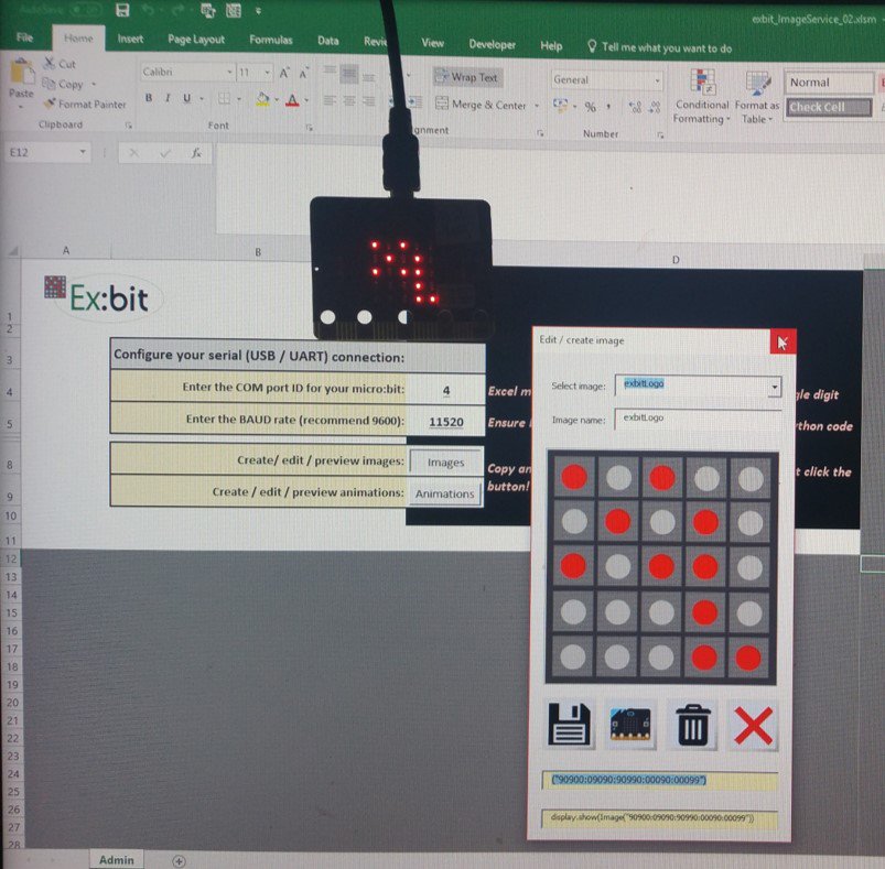 pragmaticPhil's tweet photo. Introducing ex:bit: #microbit + #Excel (with some #Python thrown in):
Use the Excel module to:
- design/edit images and animations for the microbit 5x5 LED screen
- preview these in Excel or on a connected micro:bit
- generate .py code to copy and paste.
https://t.co/dTFd976xo6 https://t.co/Hp6oPfAkbm