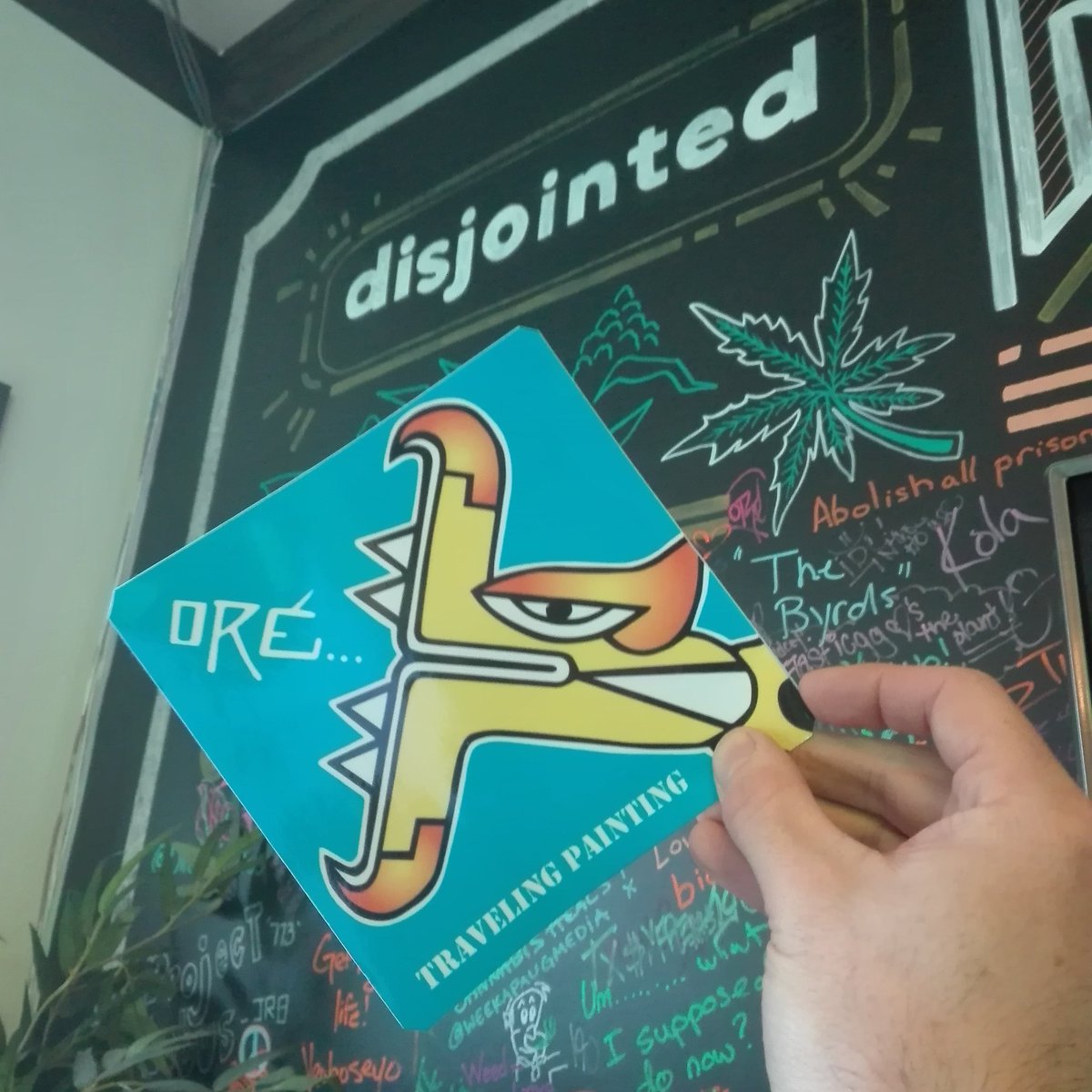 ore_urban_art's tweet photo. L'usage récréatif de la Marie-Jeanne 
est autorisé depuis le 01 janv. Je ne pouvais pas manquer ce moment historique!

Let's celebrate. Recreational use is legal in #California. Support your favorite dispensary!
@AHHSWEHO
#MarijuanaJusticeAct #voyage
#caen #Disjointed #Netflix https://t.co/Da0fTCcZEJ