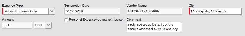 DJ_Bean's tweet photo. The saddest expense report ever https://t.co/dxu1jAYG7K