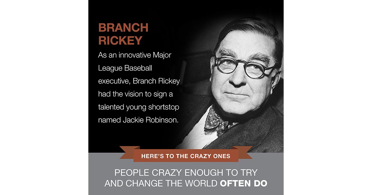 DrCarly's tweet photo. Branch Rickey https://t.co/6h6ESmBYSw