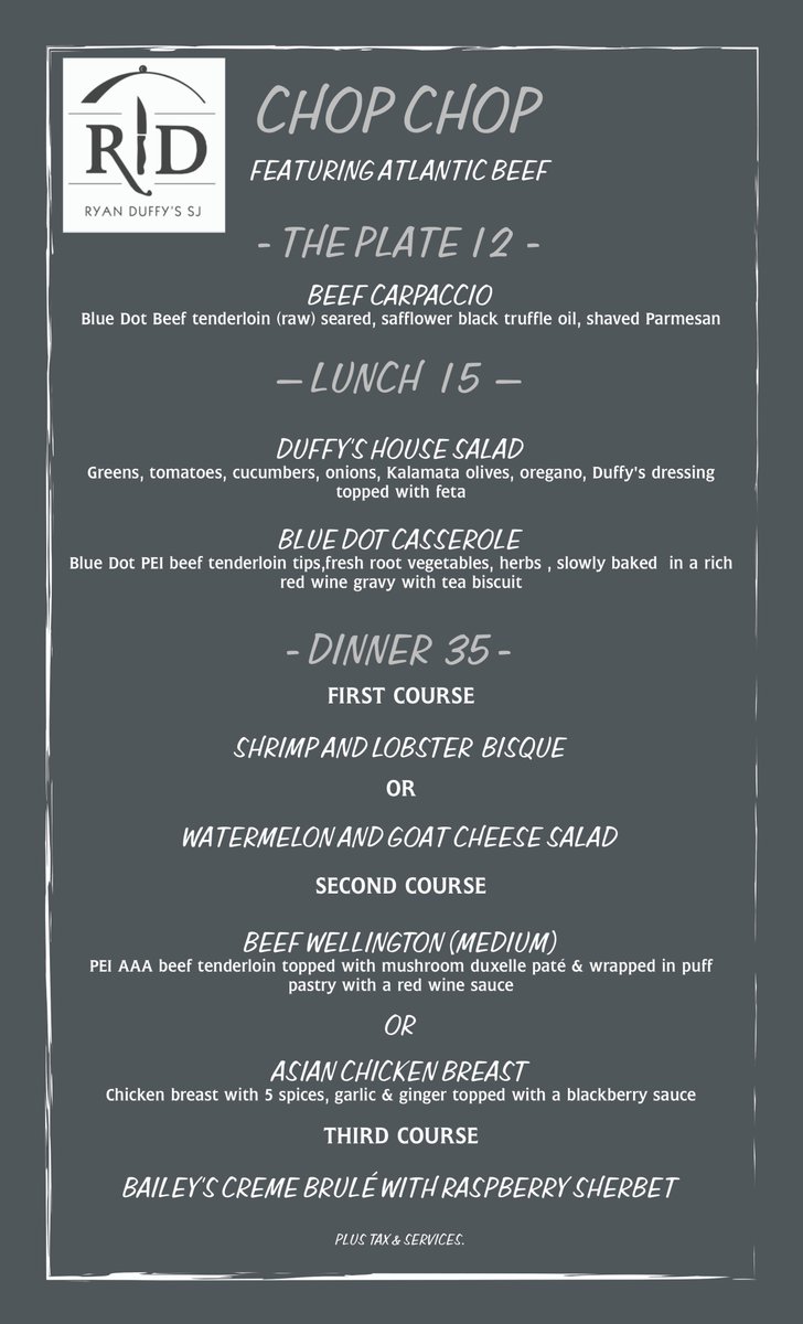Check it out! It's our <a href="/chopchopsj/">chopchopsj</a> menu! #SaintJohn #lovelifeuptown