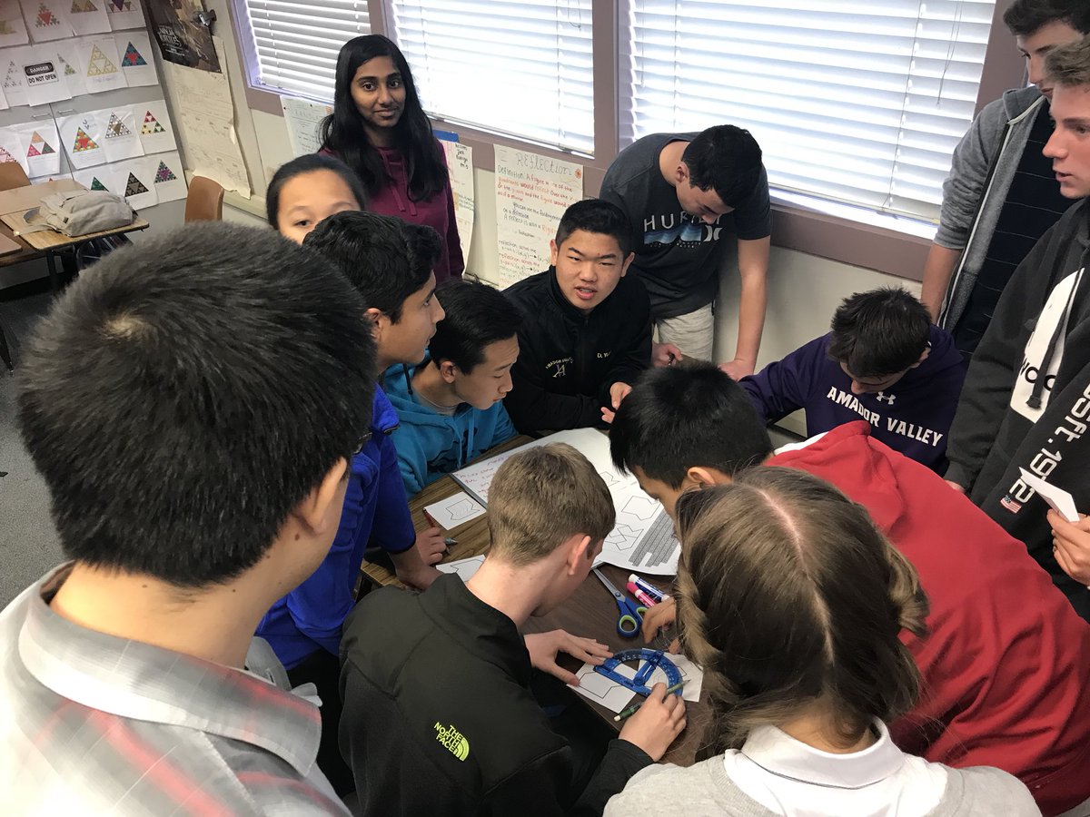 ALittle_Math's tweet photo. Mr. Cheng’s Algebra 2 class is enchanted by the mathematical clues as they try to breakout of Cheng’s escape room! #PUSDEdu https://t.co/1JkeJBAT3E