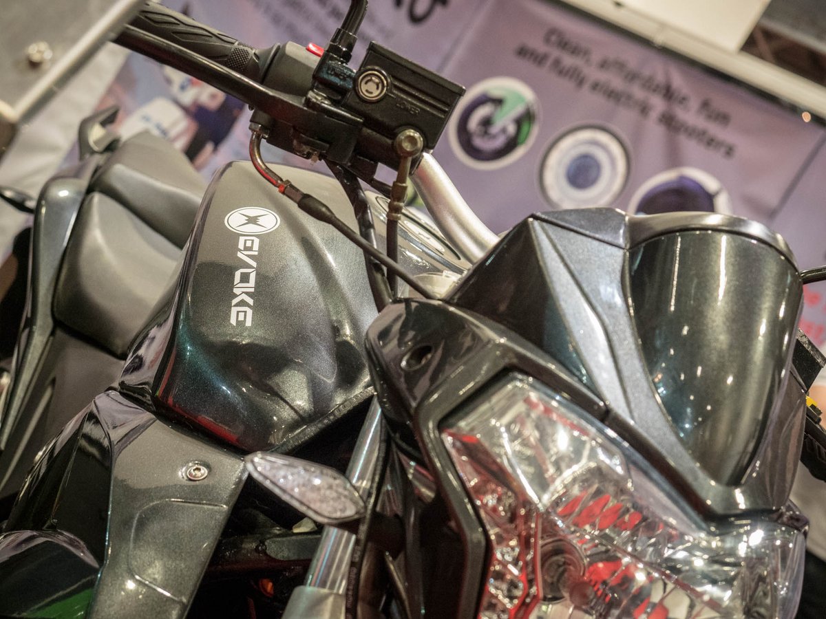 EvokeMCUK's tweet photo. Great first day at the @insidebikes MCN London Motorcycle Show! Thank you to all these that stopped by our stand to discuss all things electric. Looking forward to another busy day tomorrow - find out more at Stand R660 ⚡️ #MCNShow #EvokeTheFuture https://t.co/BUTnPmOTC4