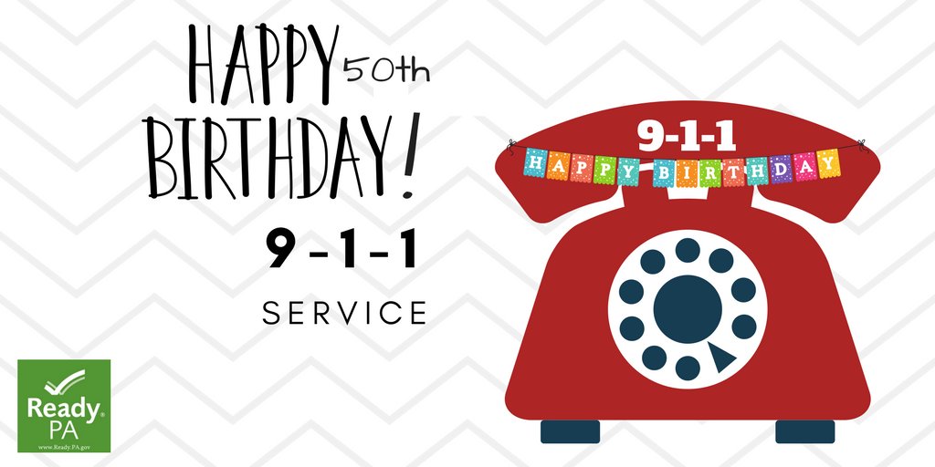 PEMAHQ's tweet photo. Happy 50th birthday 9-1-1! Here's to many, many more. πβοΈ
#50yearsof911 #LookingGoodat50 https://t.co/dPT4tM4KMy