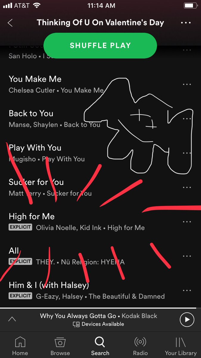 DesiRnaz's tweet photo. Thx @marshmellomusic with @iamolivianoelle #HighforMe add to your Valentineβs Day playlist. Yes, I drew that logo with my stubby finger #AppleMarkUp https://t.co/to5uex8tVg