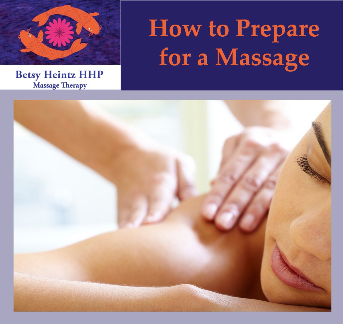 To ensure your massage is as soothing as possible, get yourself into a relaxed state before you arrive. We suggest drinking a glass of water, play calming music on your ride or walk over, and breeze in with plenty of time to spare before your appointment. Wear comfortable, loose-