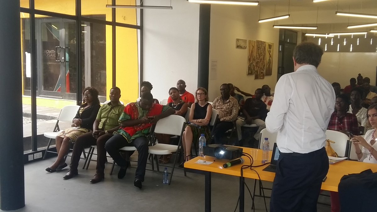 Great presentation &amp; demoing of the ITC run Sustainability Map - sustainabilitymap.org - 
at the #Chocothon event in #Accra <a href="/ImpactHubAccra/">Impact Hub Accra</a> by
<a href="/MathieuLamolle/">Mathieu Lamolle</a>, Senior Advisor Sustainability Standards and Value Chains, Trade for Sustainable Development (T4SD), ITC.
<a href="/ITCnews/">International Trade Centre (ITC)</a>