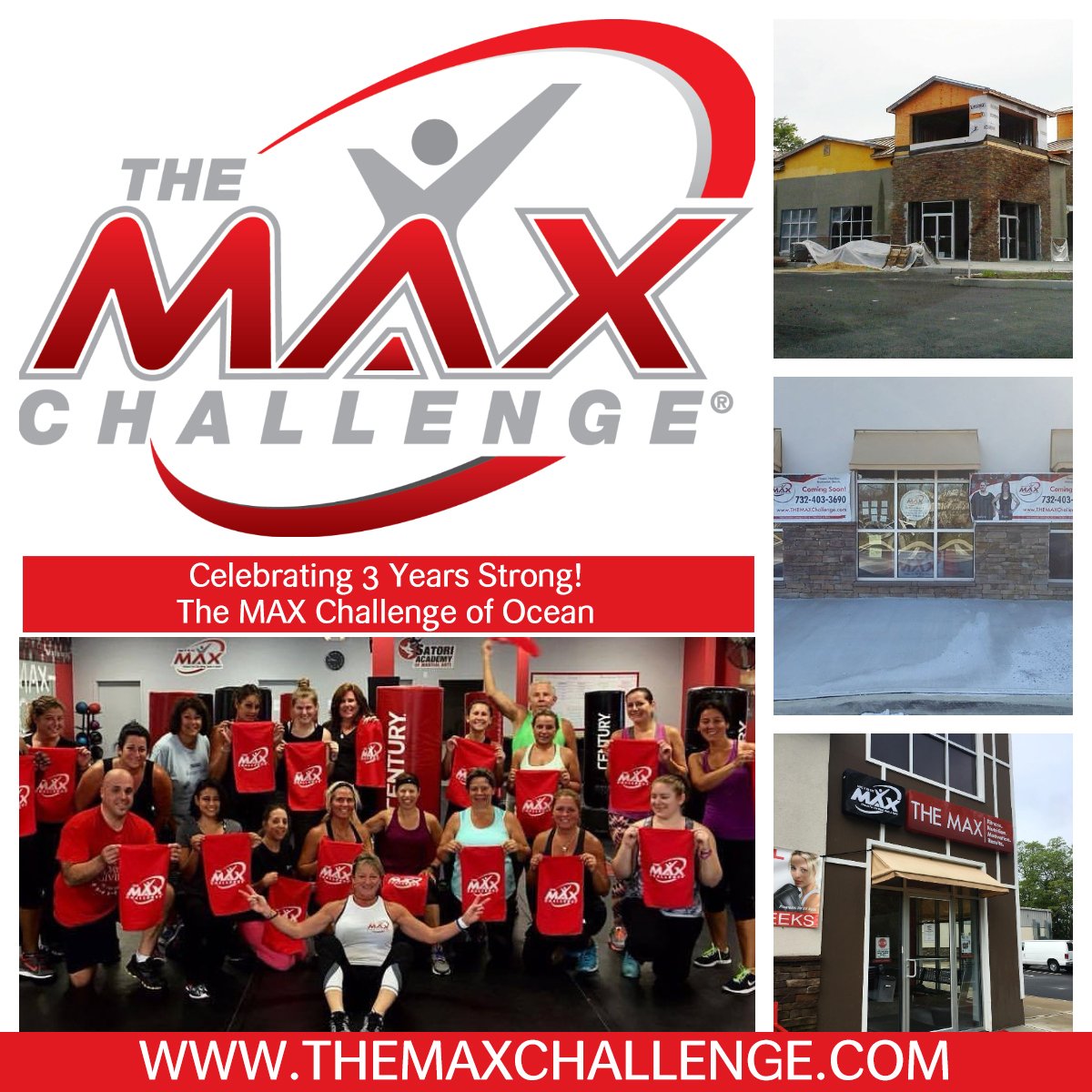 Wishing a happy 'MAXiversary' to The Max Challenge of Ocean celebrating 3 YEARS STRONG! 
.
.
#themaxchallenge #themaxofocean #franchiseownership #changinglives #fitness #nutrition #motivation #support #MaxFamily #TakeittotheMAX