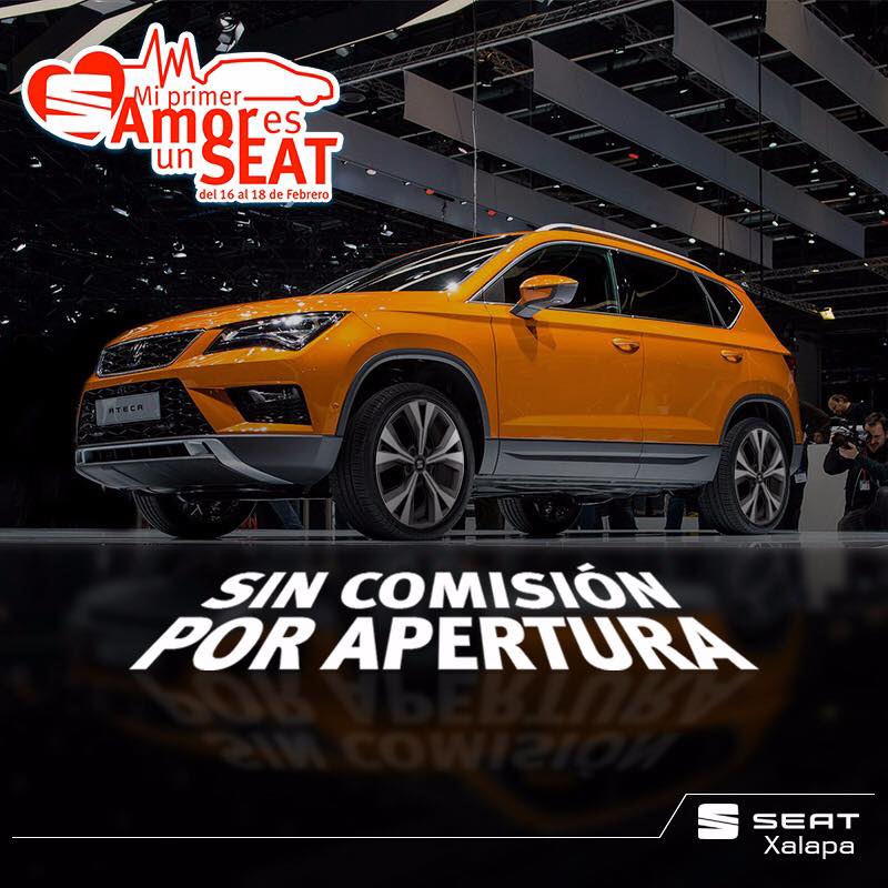 SEATXALAPA's tweet photo. ¡Quítate la espinita! Y estrena un SEAT sin comisión por apertura, en nuestro gran evento #MiPrimerAmorEsUnSEAT, te esperamos a un costado de nuestra agencia. ¡No faltes! #SEAT #SEATXALAPA https://t.co/CxLhvD9afi