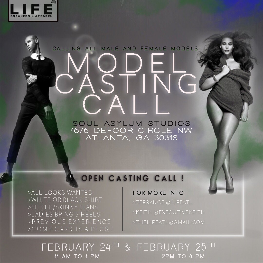 _ExecutiveKeith's tweet image. Calling All 📍Atlanta Models ! 💫#ModelCastingCall #AtlantaModels