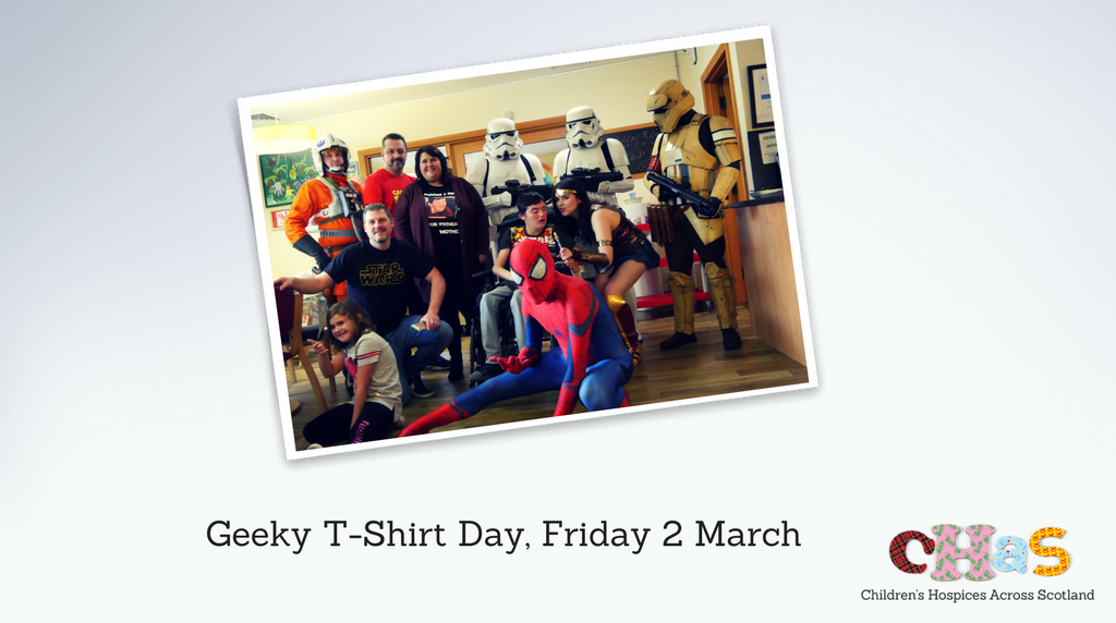 Are you getting withdrawal symptoms from #CapitalSciFiCon a fortnight ago? Our Geeky T-Shirt Day is the perfect antidote to those post-convention blues! Find out more here: bit.ly/2ErvhZ5. #KeepTheJoyAlive