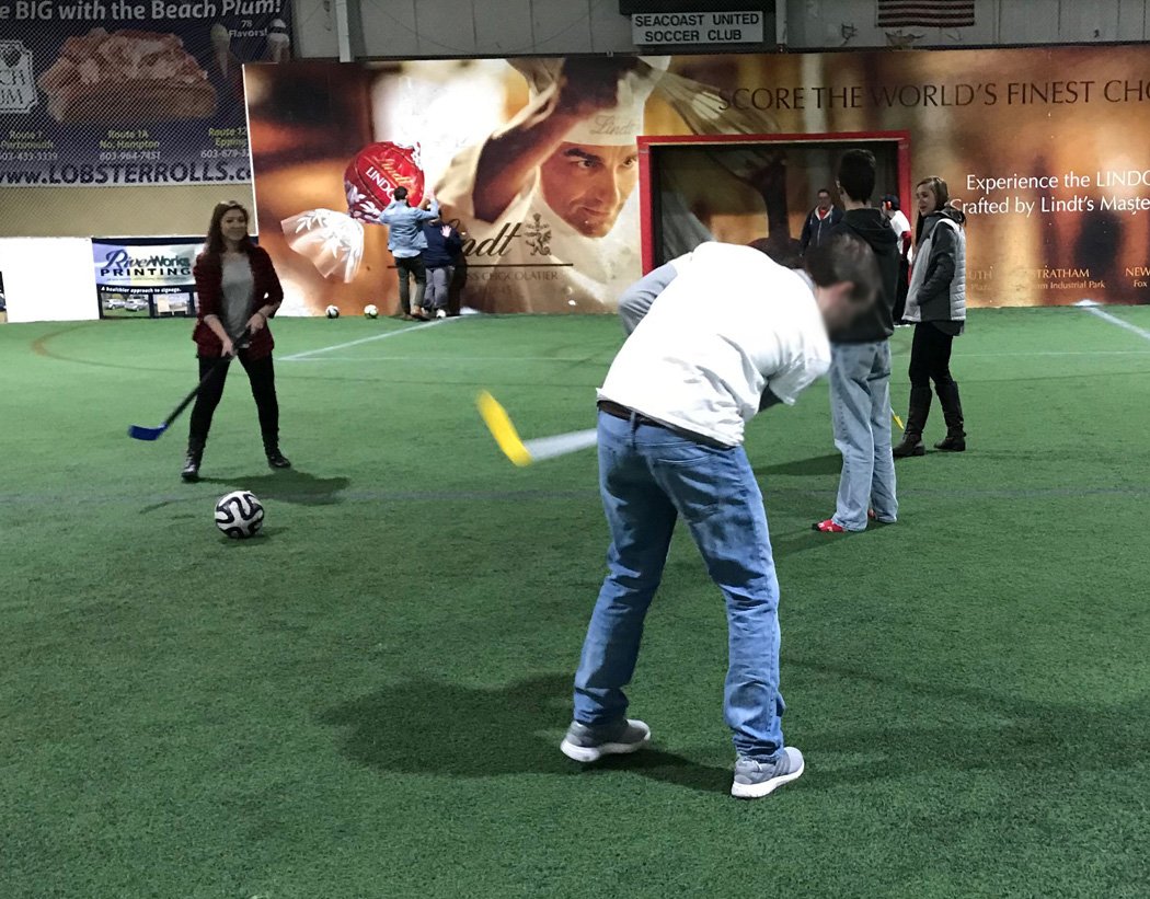 BirchtreeNH's tweet photo. Birchtree's students enjoyed field trips to Seacoast United's indoor arena this week; it was a fun way to get some exercise in spite of the winter weather. Thank you, Seacoast United! #BirchtreeNH #wearesusc https://t.co/nGkynMH938