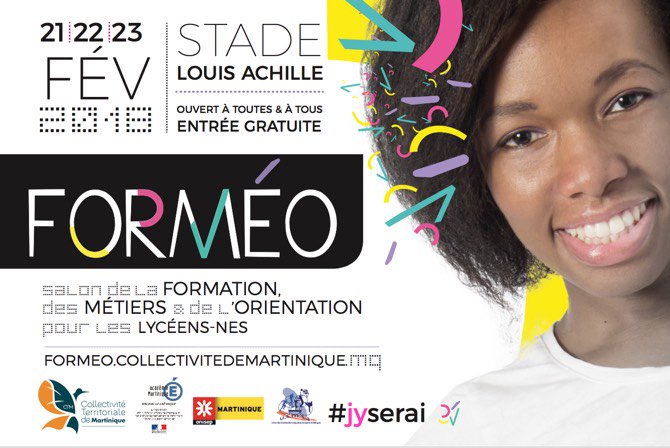 FERRANDIParis's tweet image. Nous seront présents sur le salon #Formeo les 21, 22 et 23 février  @CTM_Martinique @acmartinique #orientation #FERRANDIParis #formations #jyserai