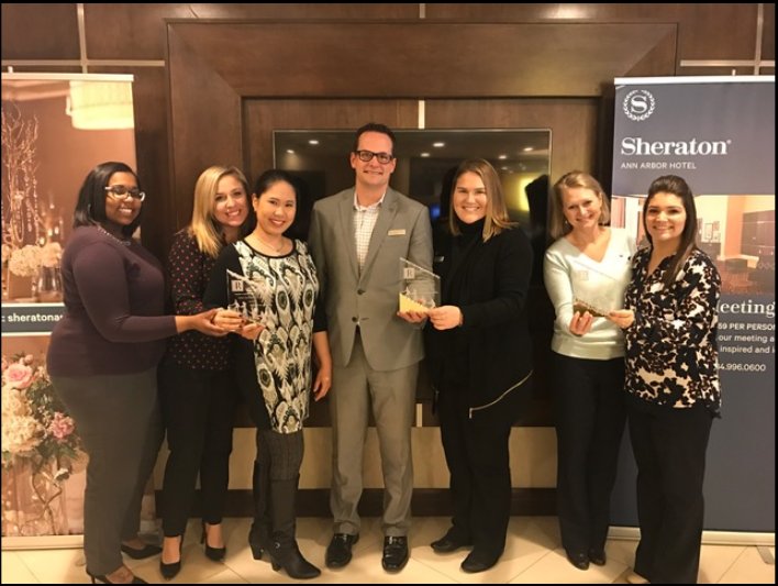 Congratulations to our sales team for winning the Gold Team Award! This award has been won by the team three quarters in a row! Excellent work everyone.
