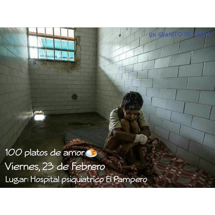 LaraAnons's tweet photo. #16Feb #LaraHumanitaria | El próximo viernes #23Feb la fundación UN GRANITO DE AREPA Organiza lo que le fue llamado "100 Platos de amor" para pacientes del Hospital psiquiátrico El Pampero, #barquisimeto #Lara para mas información comunicante a ungranitodearepa@gmail.com https://t.co/58tEaliJGT