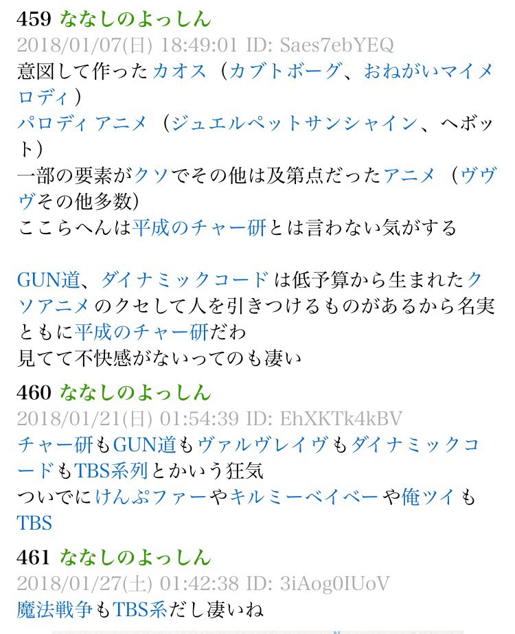 ショウ タカスギ パワプ口の姿 平成のチャー研 ニコニコ大百科 掲示板のこの流れ好き やはりtbsアニメは傑作だy