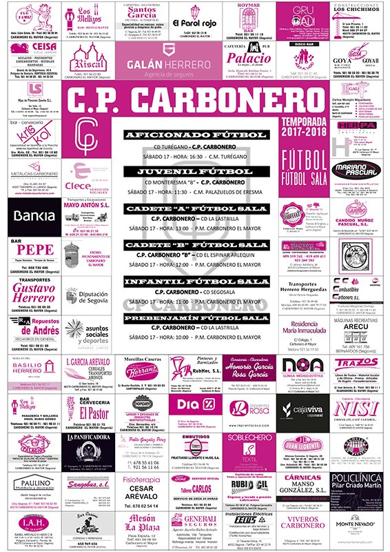 psoecarbonero's tweet photo. Horarios C.P. Carbonero https://t.co/oezYCoBXRk https://t.co/PssbeeNeV7