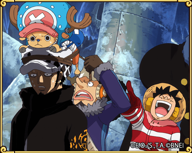 Found a Transponder Snail!
Chopper and Law are investigating medication!
bnent.jp/optc-den2e/ #TreCru