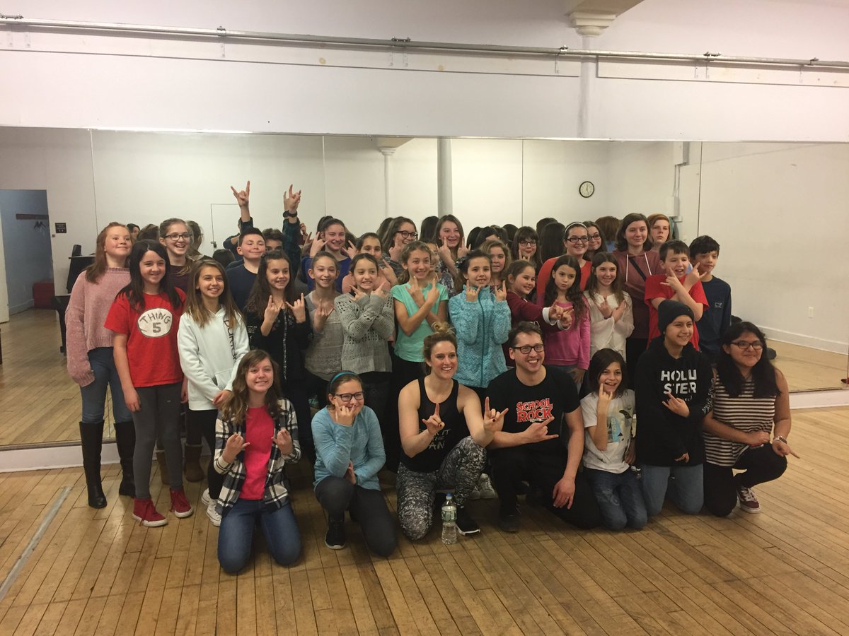 From last week...Antrim Drama Club Trip to NYC!  Working with performers from "School of Rock" <a href="/ptbeachsuper/">Will Smith</a> @ghaschool @taraweber3702