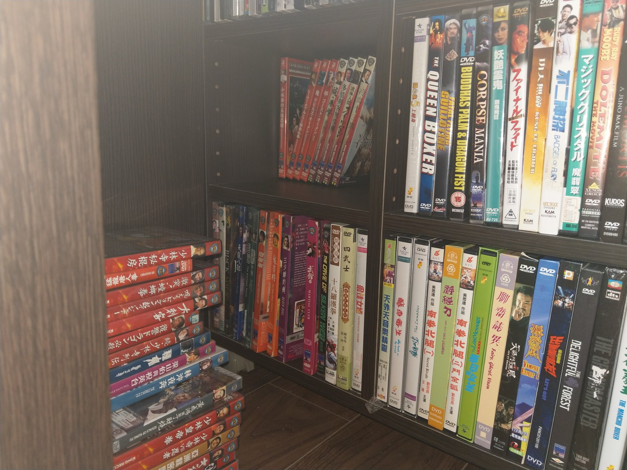 KATSU on Twitter &quot;とりあえず定期。 dvd棚を晒したら映画好きフォロワーさん増える 俺のDVD棚 https//t