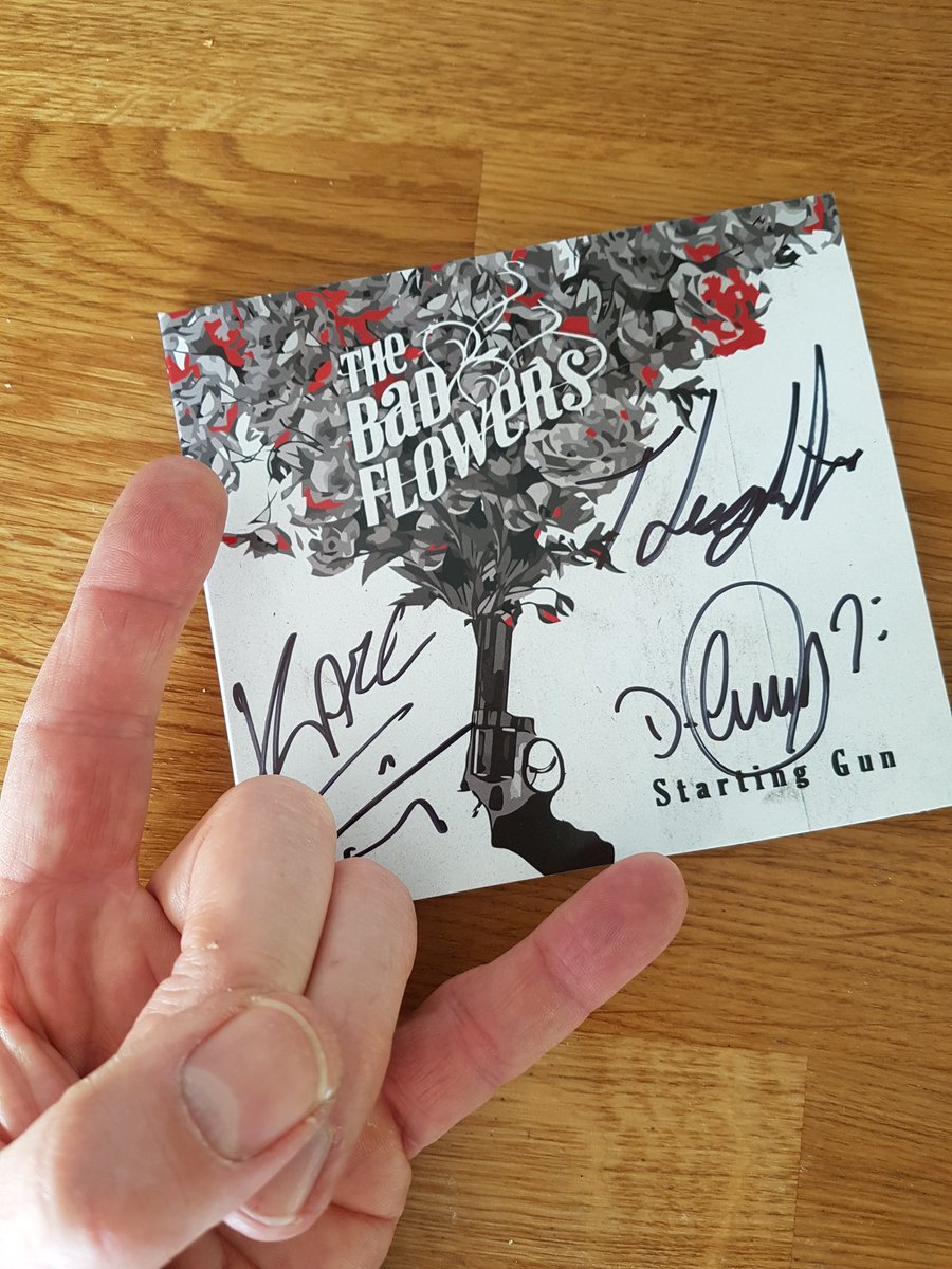 BevisRobins's tweet image. Woohoo, it's arrived @TheBadFlowers #StartingGun