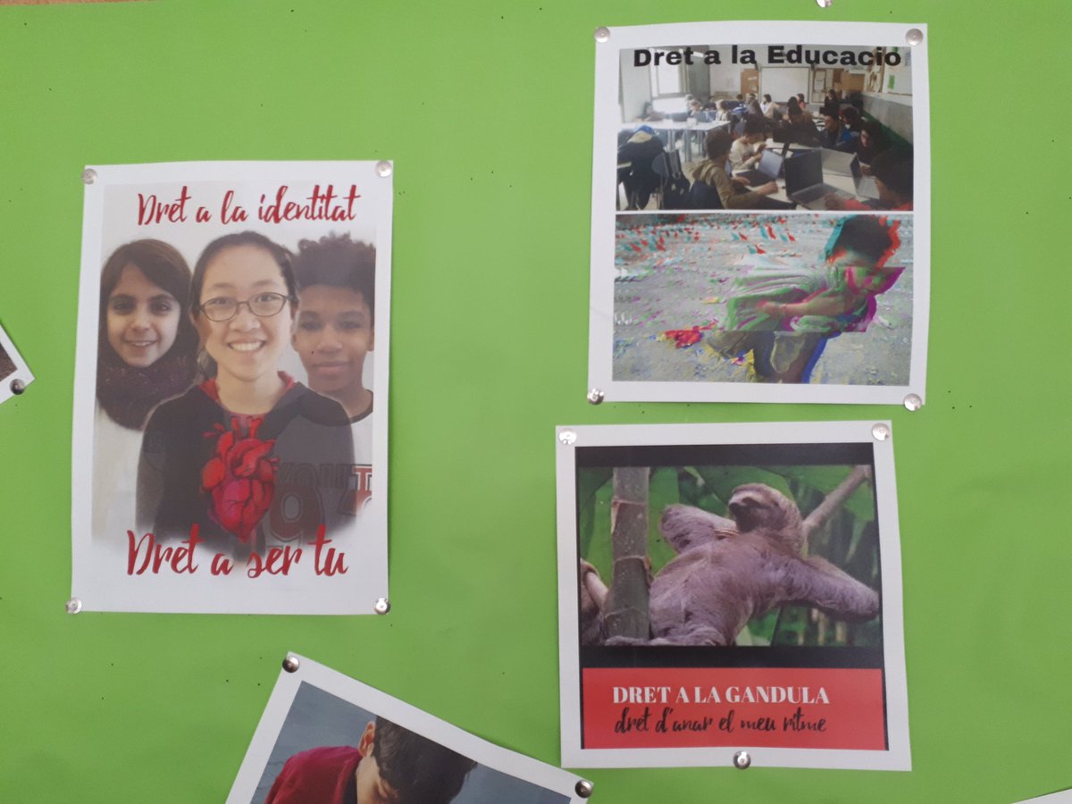 NouPatufet's tweet photo. Expo de fotografia d'ESO sobre els #DretsInfant amb motiu de la celebració de la Festa de la #Pau  al #noupatufet @unicef_cat https://t.co/ABtmONrZDy