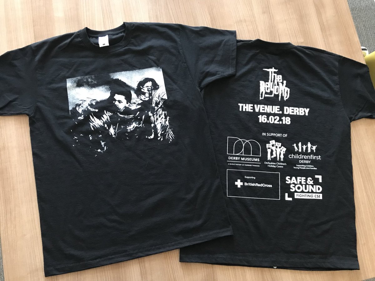 therapyofficial's tweet photo. Tonight’s the night for @TheBeyondBand (Neil’s pre-Therapy? band) reunion show, first one since 1993 &amp; it's shaping up to be a belter!Note all proceeds (inc sale of these exclusive gig t-shirts) are going to some brilliant charities https://t.co/D083fn5QX7 https://t.co/aWQh90NSV8
