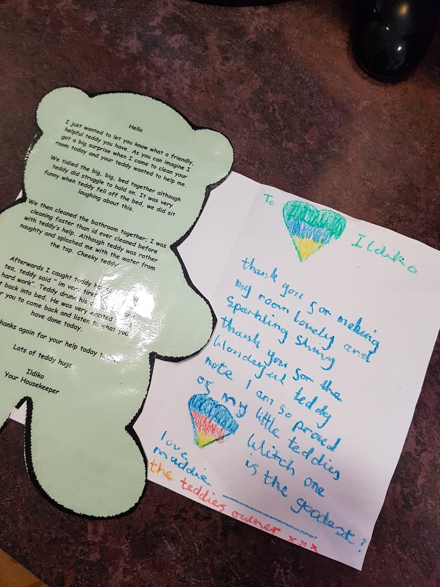 Fantastic letter left for our housekeeper Ildiko!!! 💜 great job Ildiko! #northernhospitality #greatwallwarriot <a href="/michaelhunter62/">Michael Hunter</a> <a href="/AndyFr4ncis/">AndyFr4ncis</a> <a href="/SDEBDD/">simon ewins</a> <a href="/katy_hunter/">Katy Boo</a>