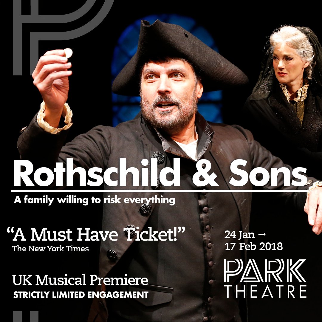 There are only a limited number of seats left for tonight's performance - your last chance to see Rothschild &amp; Sons at <a href="/ParkTheatre/">Park Theatre</a>! Tickets here - ow.ly/6a0W30irvRh