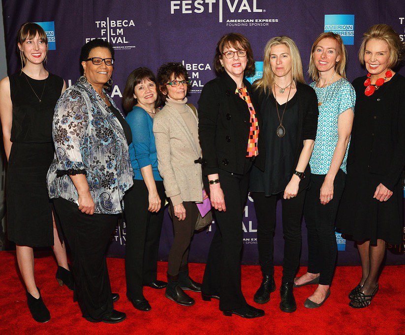 Happy #femalefilmmakerfriday! #repost from Sarah Lupton: 2013 premiere of Let Them Wear Towels. This group of women is 🔥🔥🔥 #fbf #femalefilmmakerfriday @break_thru_films @espnw @tribeca 📸: @gettyimages
