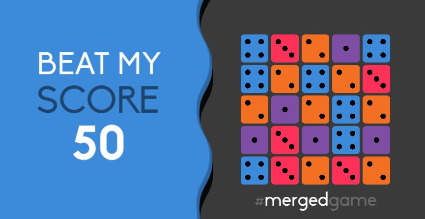 Beat my score! #mergedgame merged.it