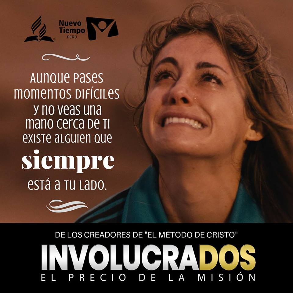 ESTRENO: HOY Viernes 16 de febrero a las 7:30 pm. En cada templo adventista. Vea la película que cambiará tu vida #Involucra2
