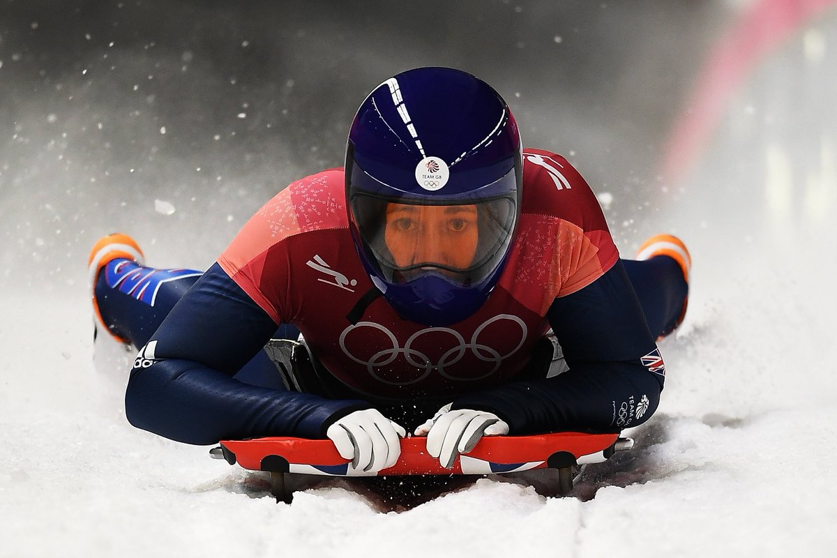 Both of our girls finish the day in medal contention! 🎖️

@TheYarnold - 3rd
<a href="/skeletonlaura/">Laura Deas OLY</a> - 4th 

We all know what can happen from 4th, isn't that right <a href="/domparsons/">Dom Parsons</a>? 😏

#WeAreTheGreat