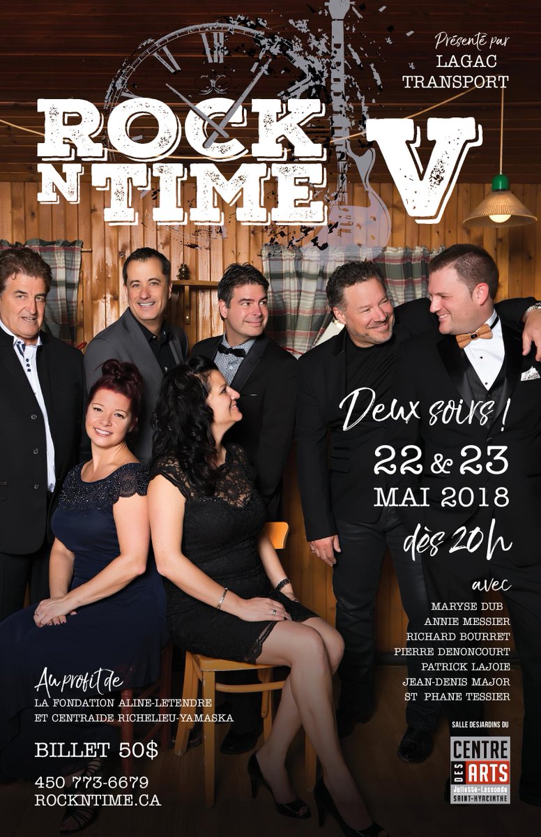 Caroline_Lippe's tweet photo. C'est le 22 et 23 mai! Ne manquez pas ça 🎶 Spectacle Rock N'Time au profit de @CentraideRY et la Fondation Aline-Letendre. https://t.co/h2heluyXkd https://t.co/AKWvcXWEOX