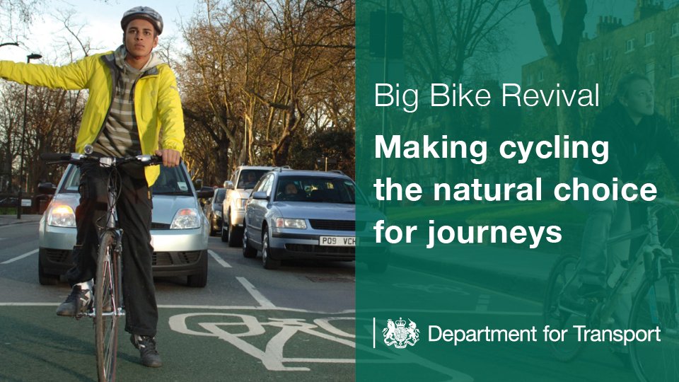 transportgovuk's tweet photo. We’re funding @WeAreCyclingUK #BigBikeRevival programme to help more people get back in the saddle https://t.co/ob6imT0WSN https://t.co/SRjWk0LEBp