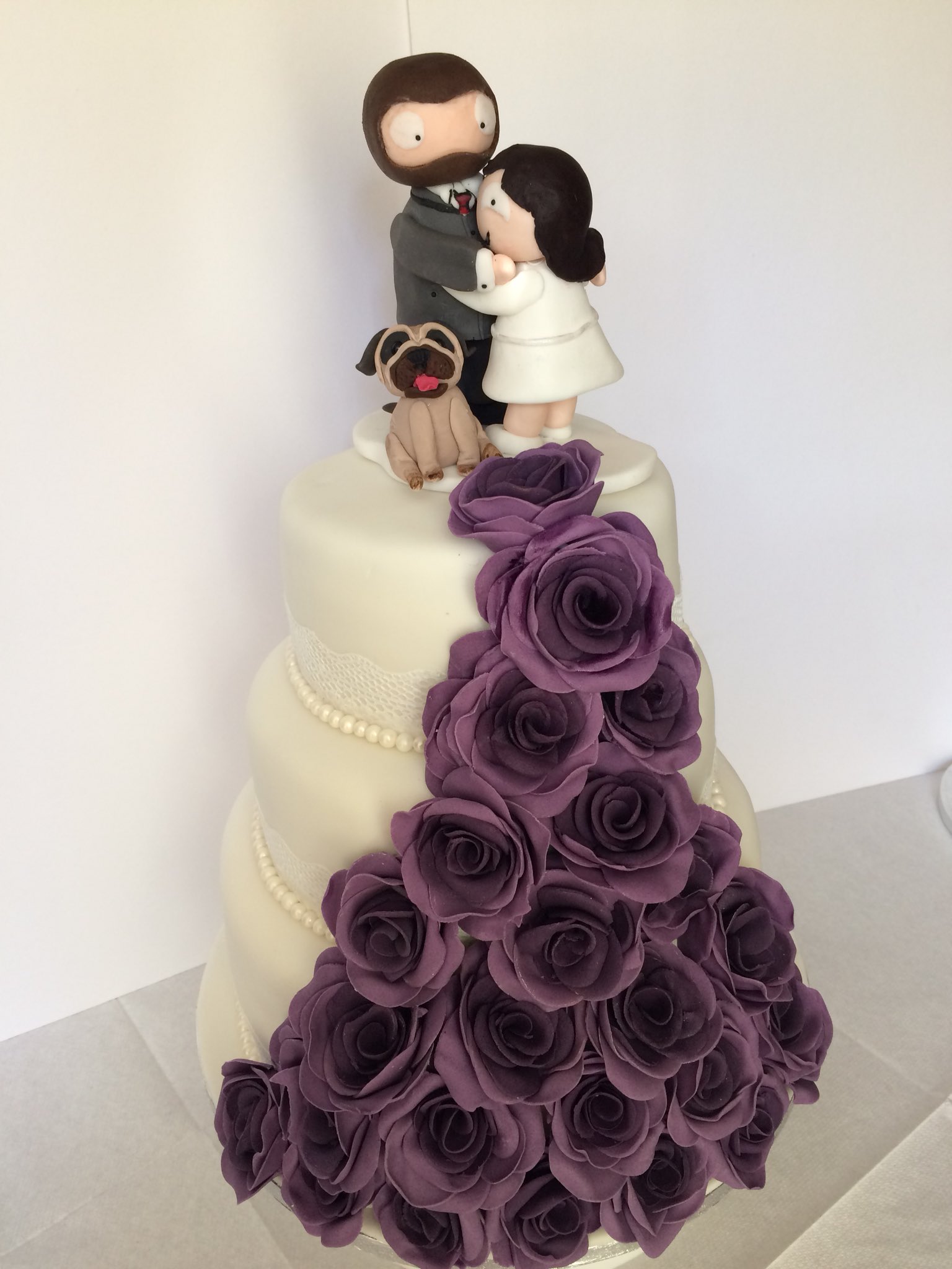 Pug wedding cake cheap