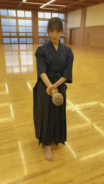 Ngt48フォトログbot Full 奈良未遥 18 02 16 53 剣道女子 月刊エンタメさん 2 28発売 剣道部 部長 奈良未遥 副部長 日下部愛菜 T Co rl3xmaxu