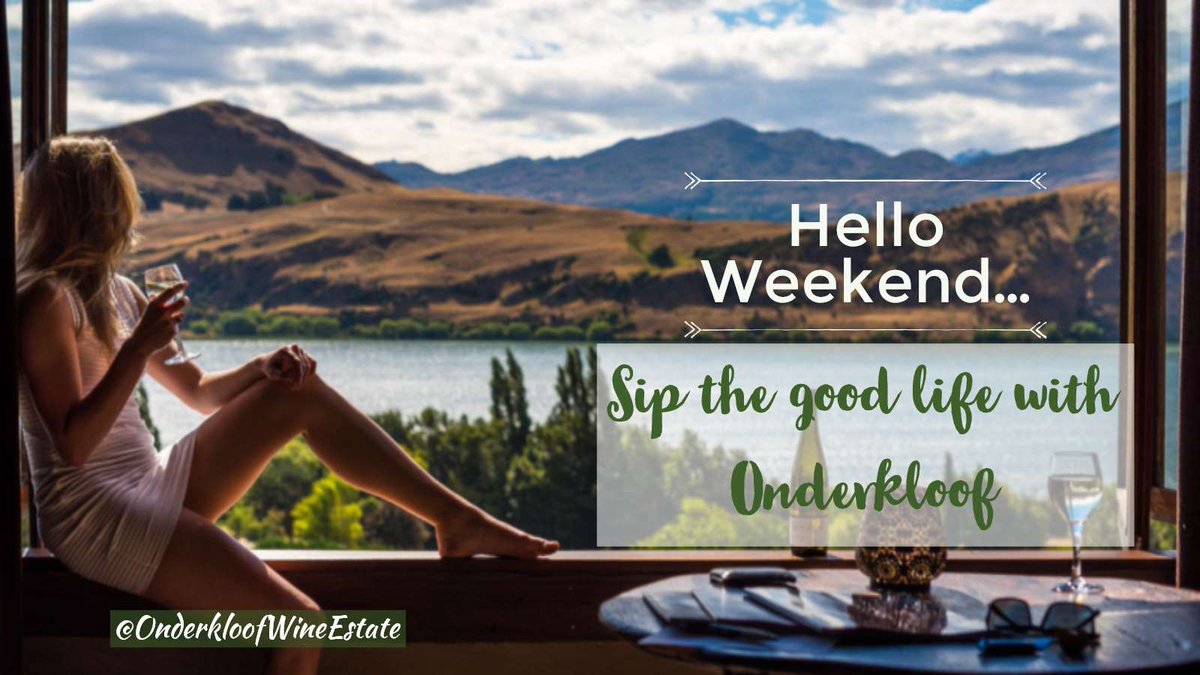 onderkloof_wine's tweet photo. #HelloWeekend! Chill in the company of good wine: #OnderkloofWine
#somm #wineblogger #CapeTown #SomersetWest #winery #VisitHelderberg #wineworld #winelover #wineporn #follow #OnderkloofWineEstate #DiscoverSAwine https://t.co/wMNyHFtZ9h