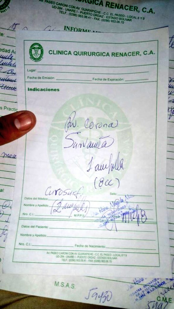IvanYaz's tweet photo. URGENTE: Se necesita con urgencia el medicamento #SURVANTA para un bebé recién nacido. O en su defecto un cupo en una incubadora del hospital para que se lo puedan suministrar. Está delicado. #Guayana https://t.co/nbM0tC72kn