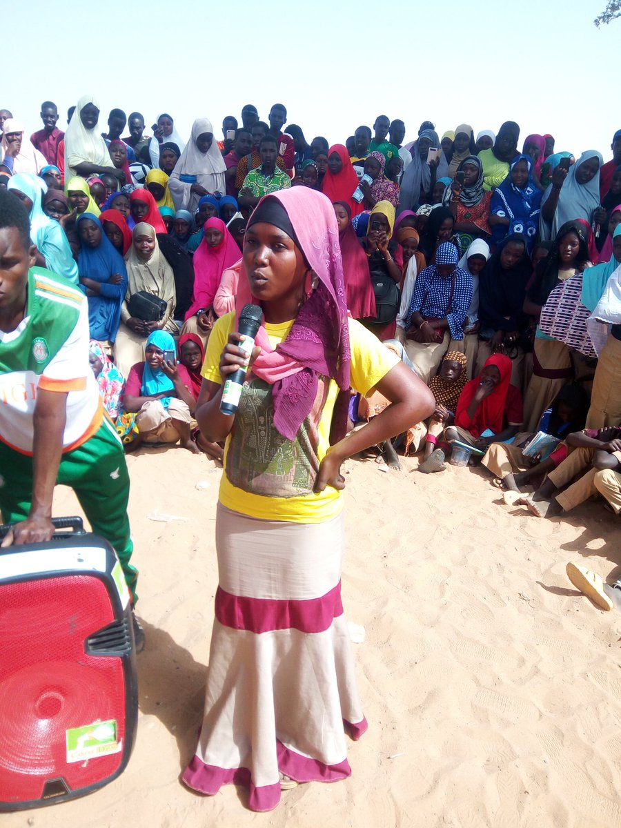 amadoumirak's tweet photo. Depuis le lundi 12/02 la caravane de sensibilisation sur la scolarisation des jeunes filles continue avec #Enabel et #ComDev https://t.co/G3zKoo4Tur