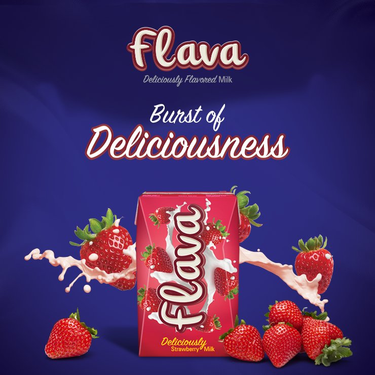 HaleebOfficial's tweet photo. Strawberry flavored milk that tastes like heaven! 
FLAVA - Burst of Deliciousness. 
 
#FLAVA #BurstOfDeliciousness #Strawberry #AmazingTaste #FlavoredMilk https://t.co/TW8IdZAUbd