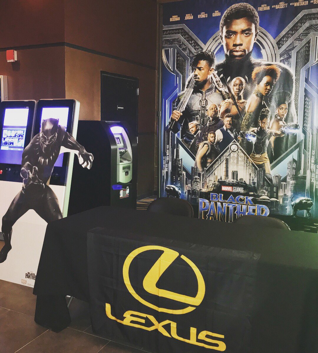 jgreenfelder's tweet photo. It was a great night at the @Lexus sneak peek of Marvel’s #BlackPanther to media and their friends and family. Thanks to the more than 100 people who attended! Loved the movie! #LexusBP https://t.co/s4rCwsPXJh