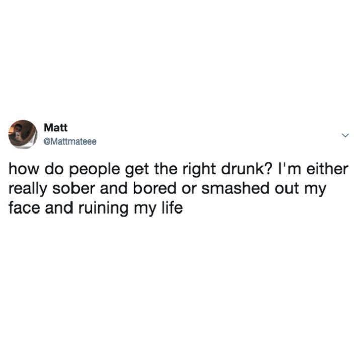 LiquidDundee's tweet image. Anyone got the key to achieving the right level of drunk?! #mess 😂