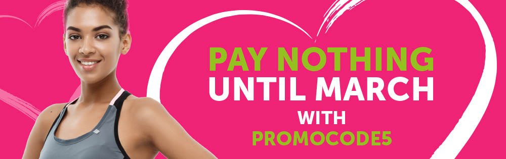 Offer Ends TODAY
Take advantage of our latest offer on amazing 12 month #fitness memberships. With no joining fee &amp; pay nothing until March - sign up today ow.ly/U0RK30ibQWM and use PROMOCODE5. #exercise #health #weightloss #fun #offer #lastchance