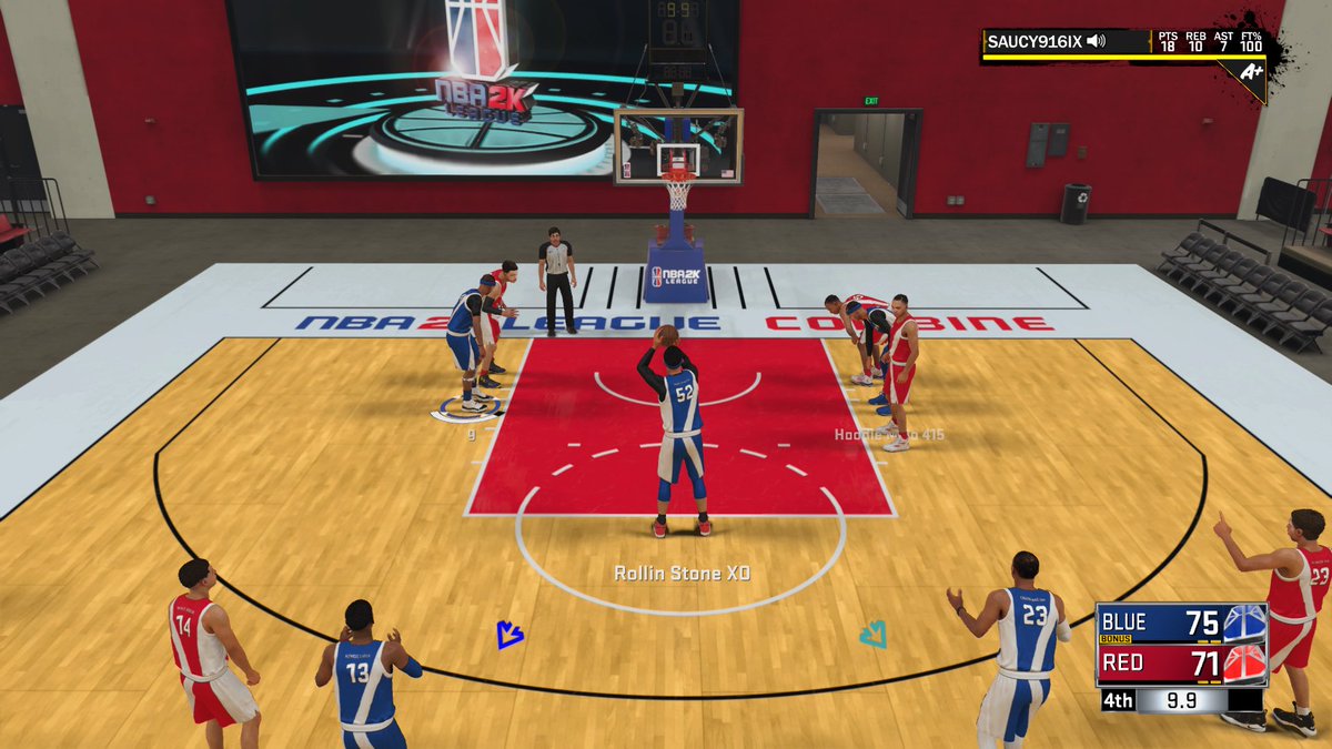 saucy916_100k's tweet photo. Few Games In tonight’s Combine..almost F’ed around and got a triple double #ImVersatile #PF #2kDraftMe #IWantThisMoreThenYou@youFamousEnough @WizardsDG @WalkOnWarriors @AdamRubinNBA @AnthonyMuraco @2KCrewFinder @NBA2KLeague https://t.co/PpYA33HkOe