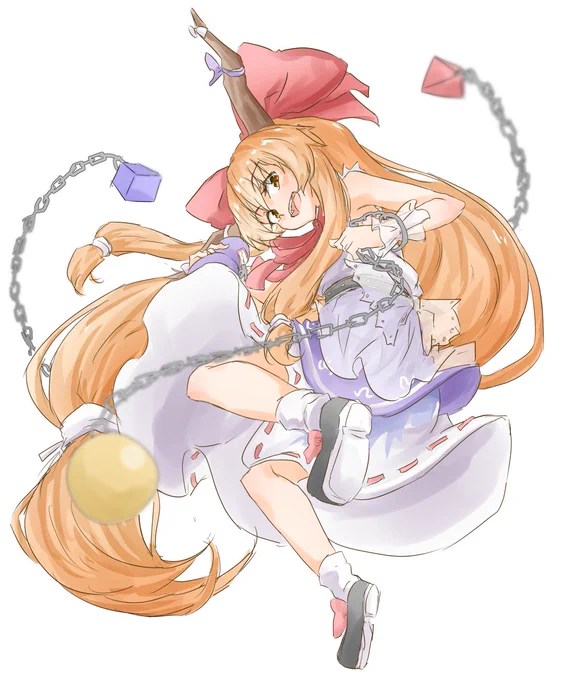 #深夜の真剣お絵描き60分一本勝負
萃香 
