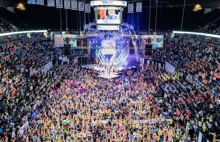 fourdiamonds's tweet photo. Who's ready to rock the BJC tonight? #THON2018 https://t.co/PWUcr5GKAv