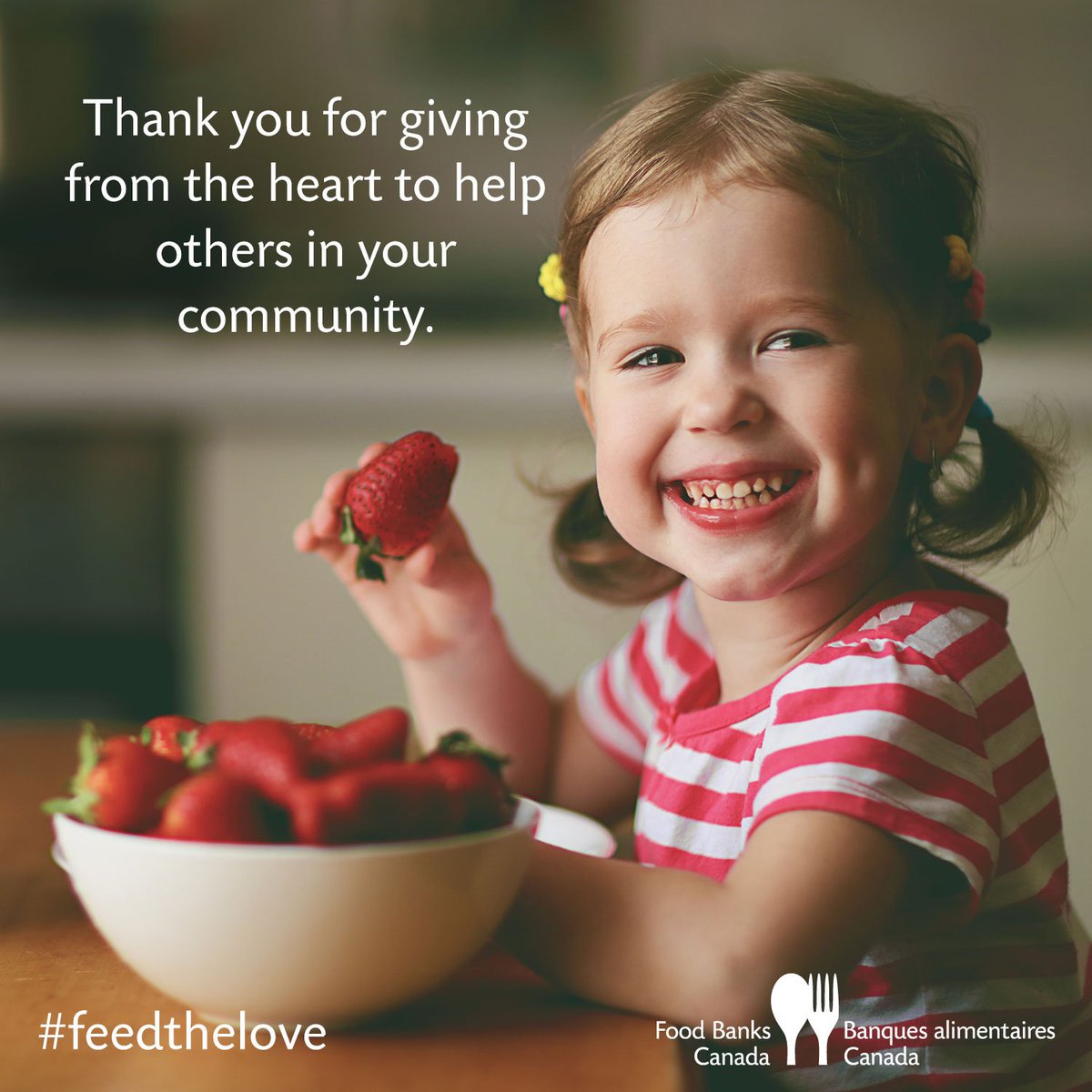 foodbankscanada's tweet photo. #FeedTheLove and join our many wonderful donors in supporting our vision of a Canada where no one goes hungry. Support your local food bank: https://t.co/gAQ2QyjkDK https://t.co/h6ngsF4GtX