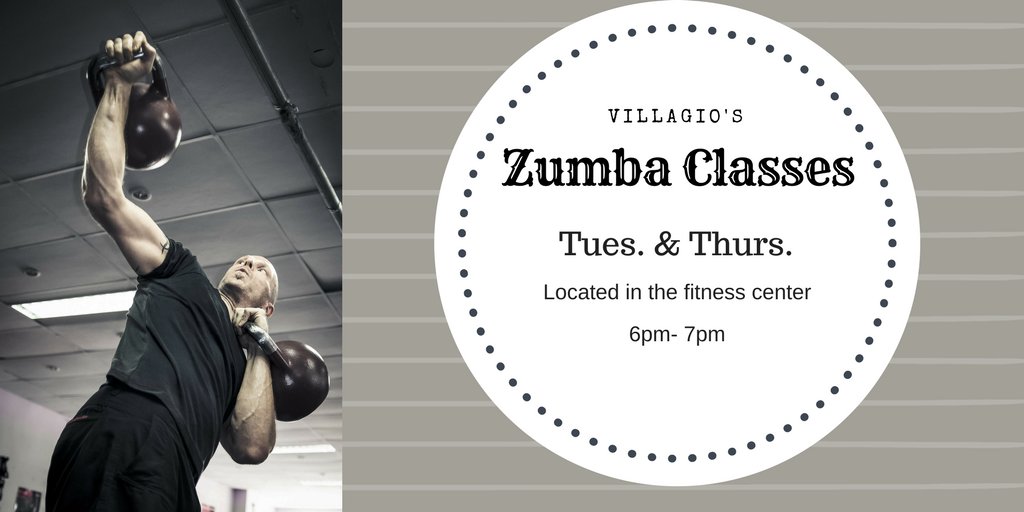 Residents,
Join our FREE Zumba Classes!
#zumba #villagioVibes #freezumba